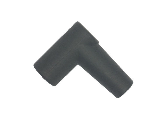 Black 90 Degree Spark Plug Boot by Silicone Rubber for Auto Ignition System